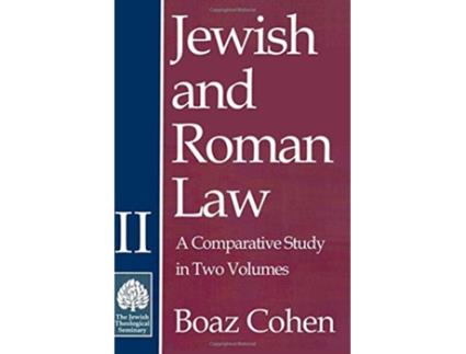 Livro Jewish and Roman Law Comparative Study in Two Volumes Volume II de Michael B Greenbaum (Inglês)