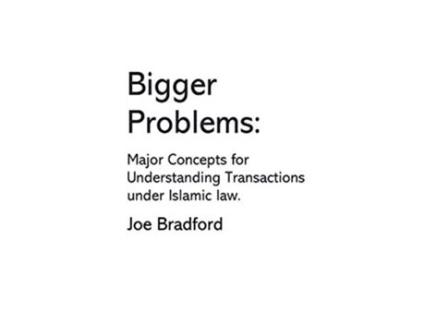 Livro Bigger Problems Major Concepts for Understanding Transactions under Islamic law de Joe W Bradford (Inglês)
