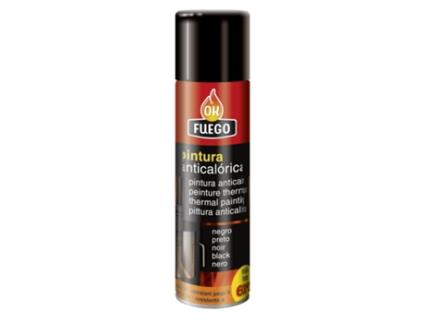 Pintura Anticalórica Cor Negra 520 Ml OKFUEGO