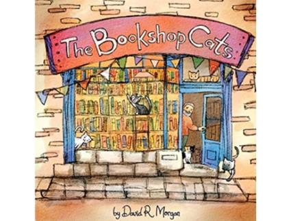 Livro The Bookshop Cats de David R Morgan (Inglês)