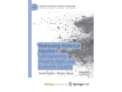 Livro Redressing Historical Injustice de Gordon David GordonNjoya Wanjiru Njoya (Inglês)