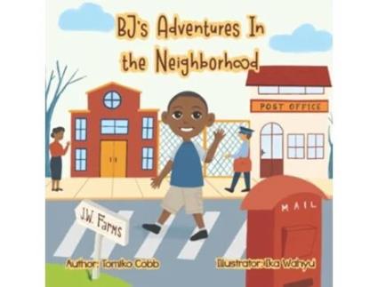 Livro BJs Adventures in the Neighborhood Community Helpers de Tomiko Cobb (Inglês)