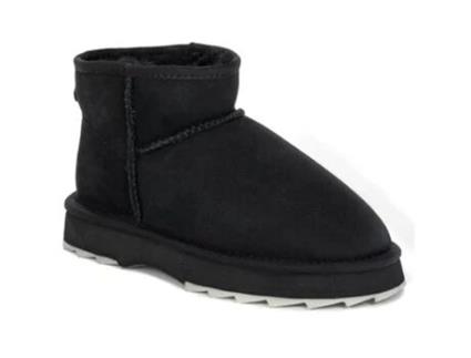 Botins de Mulher EMU Sharky Micro Pele Preto (37)