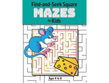 Livro FindandSeek Square Mazes for Kids Ages 48 Maze Activity Workbook de Ashley Lee (Inglês)