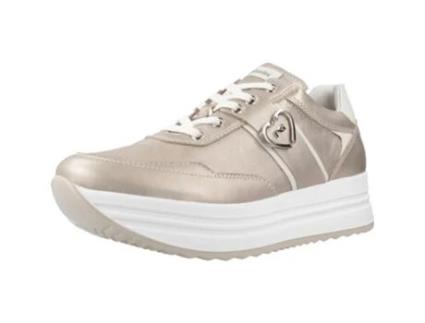 Sapatos de Mulher NERO GIARDINI Tecido Dourado (37)