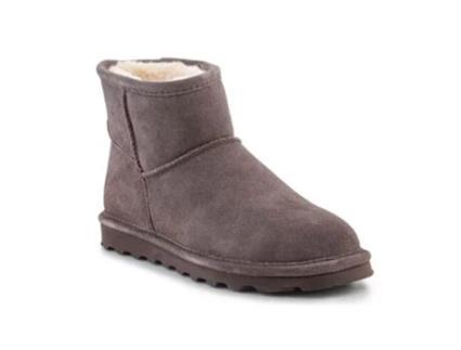 Botins de Mulher BEARPAW Alyssa Cinde Pele Cinzento (39)