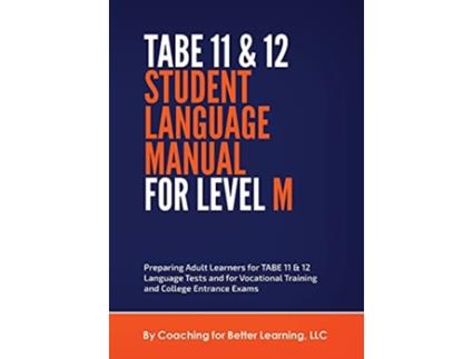 Livro TABE 11 and 12 STUDENT LANGUAGE MANUAL FOR LEVEL M de Cbl (Inglês)
