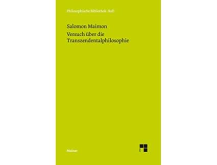 Livro Versuch über die Transzendentalphilosophie German Edition de Salomon Maimon (Alemão - Capa Dura)