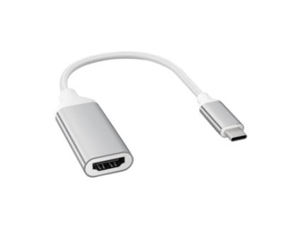 Force Power Adaptador reforçado USB-C para HDMI de alta velocidade Branco