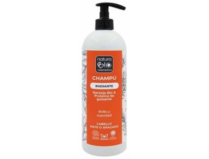 NaturaBIO Cosmetics Champô Radiante Laranja-Proteína Ervilha 740 ml