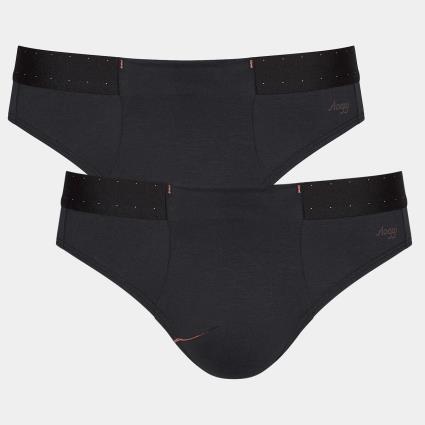 Lote de 2 slips, em algodão bio