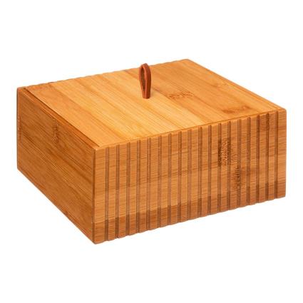CAIXA ARMAZENAGEM CASA DE BANHO BAMBU COLEÇÃO TERRE