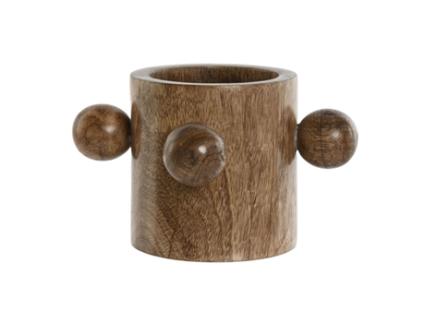 Vaso HOME ESPRIT Castanho Madeira de mangueira