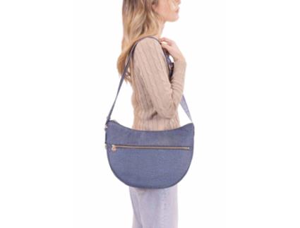 Mala de Mulher BORBONESE Middle Luna Size Azul (one)
