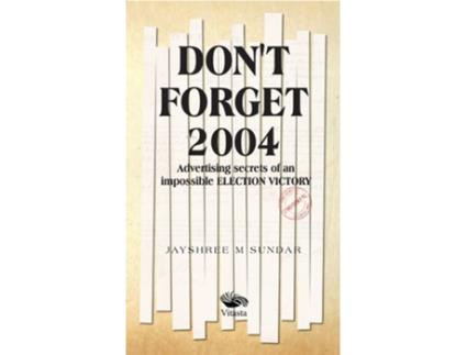 Livro Dont Forget 2004 de Jayshree M Sundar (Inglês)