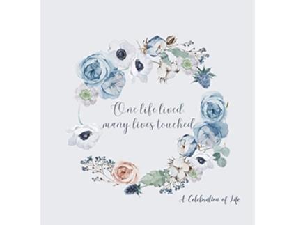 Livro Celebration of life funeral book Condolence book to sign Hardback cover de Lulu And Bell (Inglês - Capa Dura)