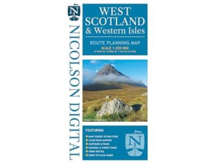 Livro Nicolson West Scotland amp Western Isles de Val Fry (Inglês)