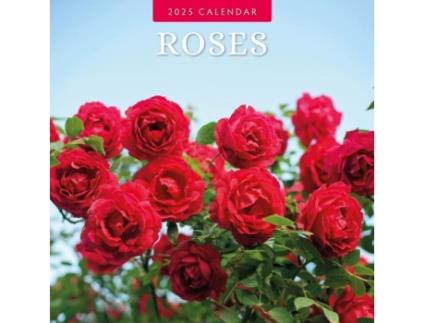 Livro Roses 2025 Square Wall Calendar de Red Robin (Inglês)
