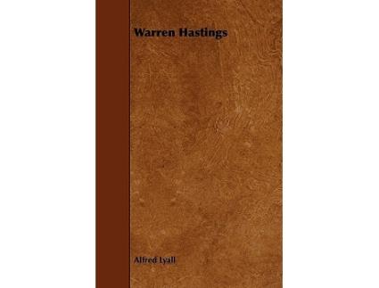 Livro Warren Hastings de Alfred Lyall (Inglês)