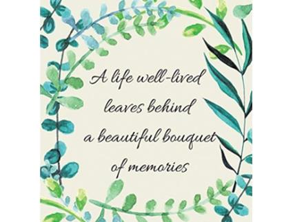Livro In Loving Memory Condolence Book Hardback cover de Lulu And Bell (Inglês - Capa Dura)