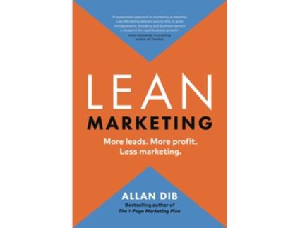 Livro Lean Marketing de Allan Dib (Inglês - Capa Dura)