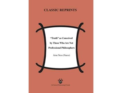 Livro Truth as Conceived by Those Who Are Not Professional Philosophers de Naess Arne Ness (Inglês)