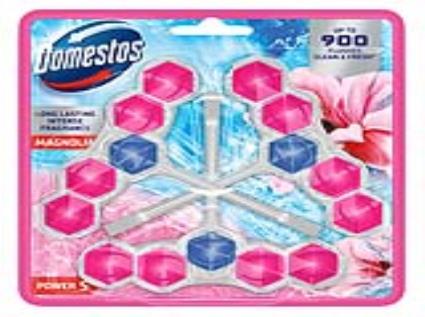 Bloco Sanitário Domestos Power 5 Pink Magnolia 3x55g
