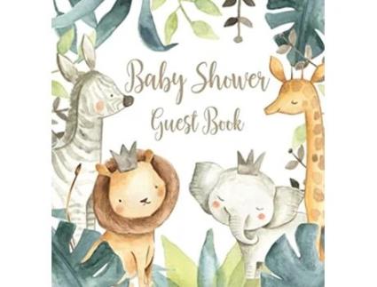 Livro Safari Baby Shower Guest Book Hardcover de Lulu And Bell (Inglês - Capa Dura)