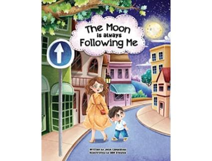 Livro The Moon is Always Following Me de Julie Cangialosi (Inglês)