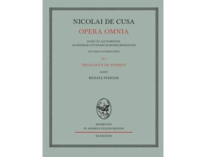 Livro Nicolai de Cusa Opera omnia Nicolai de Cusa Opera omnia Latin Edition de Nikolaus Von Kues (Latim)