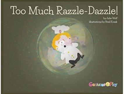 Livro Too Much Razzle Dazzle de Julie Wolf (Inglês)