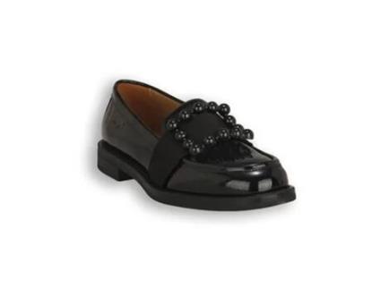 Mocassins de Mulher FRAU Smalto Pele Preto (39)