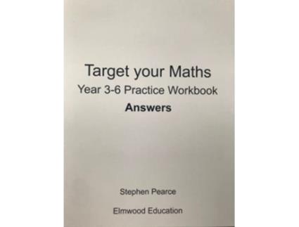 Livro Target your Maths Year 3-6 Practice Workbook Answers de Stephen Pearce (Inglês)