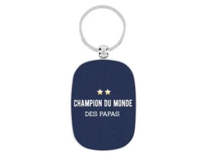 Porta-Chaves de Homem DERRIERE LA PORTE Campeão Mundial Ideia Pais Dlp Atrás Multicor (X 6 cm)