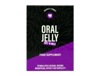 DEVILS CANDY Oral Jelly Afrodisíaco para Hombres Y Mujeres 5 Sobres