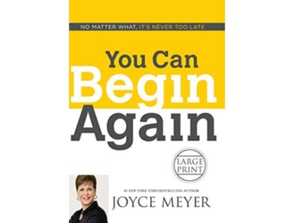 Livro You Can Begin Again de Joyce Meyer (Inglês - Capa Dura)