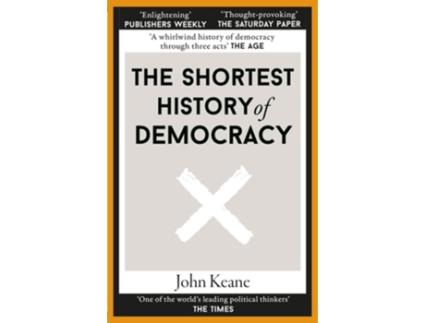 Livro The Shortest History of Democracy de John Keane (Inglês)