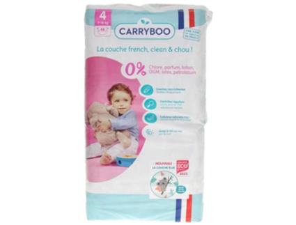 Fraldas Ecológicas Estampadas 48 Fraldas Tamanho 4 7-18 kg CARRYBOO