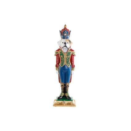 Figura Decorativa  Resina Cão (13 x 10.5 x 46.5 cm)