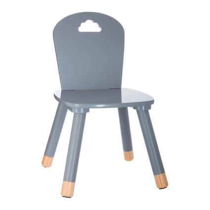 CADEIRA INFANTIL COR CINZENTO 32X31.5X50CM