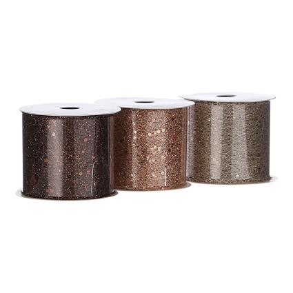 FITA DECORATIVA DE NATAL CORES SORTIDAS OURO