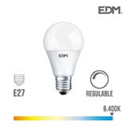 LAMPADA STANDARD LED REGULAVEL E27 10W 810 Lm 6400K LUZ FRIA 