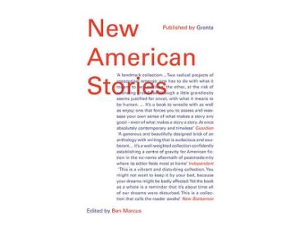 Livro New American Stories de Ben Marcus (Inglês)