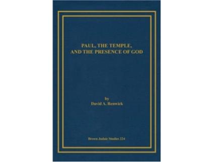 Livro Paul the Temple and the Presence of God de David A Renwick (Inglês)