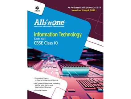 Livro Cbse All in One Information Technology Class 11 202223 Edition de Shweta Agarwal e Neetu Gaikwad (Inglês)
