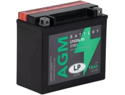 Bateria de Mota LANDPORT 18Ah 12V LP LTX20L-BS