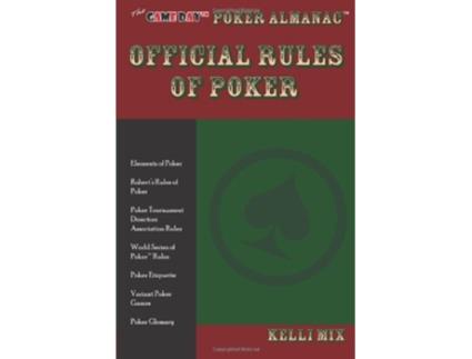 Livro The Game Day Poker Almanac Official Rules of Poker de Kelli Mix (Inglês)
