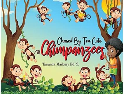 Livro Chased By Ten Cute Chimpanzees de Tawanda Marbury Eds (Inglês)