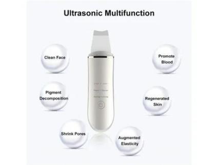 Rei ultra-sônico limpador facial purificador da pele acne limpeza remoção facial vibração ultra-sônica peeling máquina de massagem KING