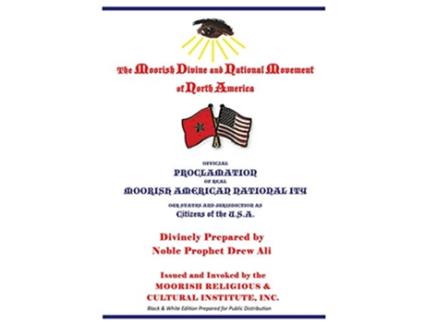 Livro Official Proclamation of Real Moorish American Nationality Black and White Edition Prepared for Public Distribution de Noble Drew Ali (Inglês)